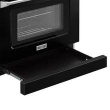 Tilt Panel 36" Natural Gas Range with 6.2 cu ft True Convection Oven (Black)