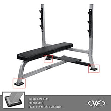 Valor Fitness Weightlifting Bundle Olympic Bench w/Spotter, 40lb Bar, 160lb Plates Metallic Grey and Black