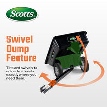 Scotts 600 lb. Swivel Dump Cart