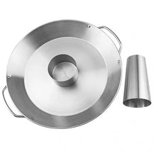 Stainless Steel Roast Chicken Pot BBQ Pot Detachable Cone Roasting Pan Outdoor Picnic BBQ Utensils Roast Chicken Rack (Color : Silver, Size : One Size) (Silver One Size)