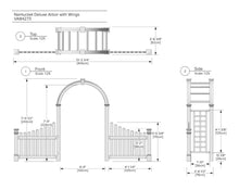Vita Nantucket Deluxe Arbor with Wings