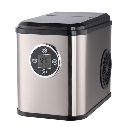 TEDILUVI Home Ice Maker 1.8L Milk Tea Bar Stainless Steel Small
