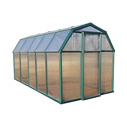 Palram - Canopia EcoGrow 6' x 10' Polycarbonate Resin Greenhouse, Green