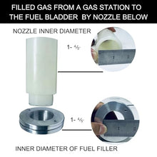 Luoweikadeng 80 Gallon Fuel Bladder Emergency Tank for Fishing, Boating, Yachting, and Marine Cruising