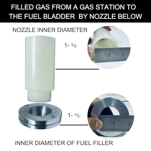 Luoweikadeng Fuel Bladder Emergency Tank for Fishing, Boating, Yachting, Marine Cruising Trips