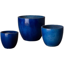 Emissary - Rnd Pots S/3, Blue 14,18,22" Dia