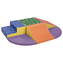 ECR4Kids SoftZone Little Me Wall Climb and Slide Beginner Playset, 6-Piece Assorted