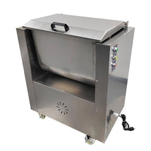HayWHNKN Electric Meat Mixer 60L Stainless Steel Commercial Mixer Silver