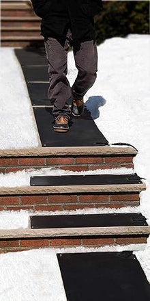1pieces Heated Snow Melting Mats for Entrances - Various Sizes 12in/15.7in/20in/23.6in Outdoor Stairs- Non-Slip Winter Removal and Ice Melt Products -Snow Melting Mats, for Winter Snow Removal ( Color