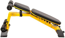 BalanceFrom Weight Bench Yellow/Black