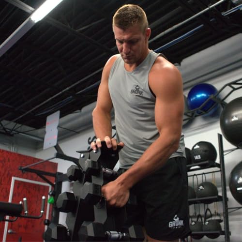 Gronk Fitness A Frame Dumbbell Rack Black
