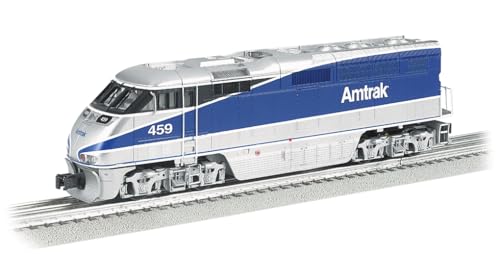Bachmann EMD F59PHI Locomotive True Blast Sound O Scale Silver & Blue