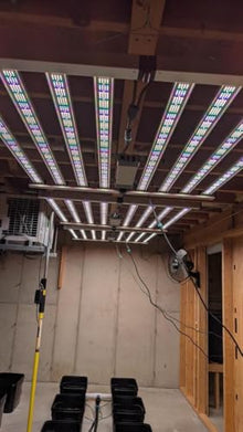 Mammoth Lighting Nova Sun Series LED Grow Light | Full Spectrum CMH Sunlike Grow Lamp with Far Red & UV Option | Dimmable High PPFD (8 Bar / 820w / 5x5 / 44" x 44")
