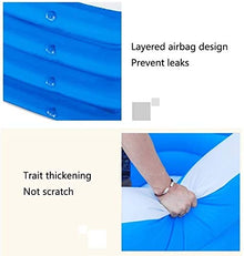 Inflatable Pools for Kids and Adults Lounge Water Party Air Swimming Pool Suitable for Outdoor Garden Backyard Portable 180x140x60 Cm Backyard Wa