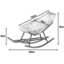 Rattan Rocking Chair Garden Furniture with Footstool and Armrest for Kids Adults Nursery Sunloungers Garden Sunlounger Cushions Garden Chairs Garden Chair Cushions Camping Chairs Living Room Ch