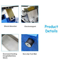 Banfluxion 110V 100W GZV-8 Small Electromagnetic Vibration Feeder Material Shaking Feeding Machine 3000r/min 0.06" Double Amplitude