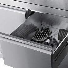 KoolMore 32 in. Outdoor Kitchen Liquid Propane Side Burner with Bottom Cabinet in Stainless-Steel (KM-OKS-SBC)