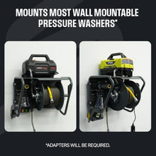 Active Hose Reel Wall Mount for Pressure Washers, for wall mount pressure washer, max 100ft Pressure Washer Hose (3/8” or 5/16” hose). Universal Compatibility Including Active Products