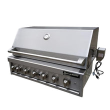 Grand Turbo 40-inch 6-Burner Built-in BBQ Gas Grill - Propane