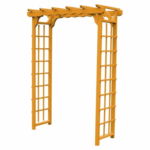 Keystone Amish Co. Dover Pressure Treated Pine Arbor, 4-Foot, Natural Stain