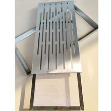 ZGFUSVFD Outdoor Drain Cover Stainless Steel Drain Grate and Frame, Heavy Duty Channel Grate Sewer Cover, Grate Plate Grid Rainwater Grate Well Cover, Garden Drain Strainers Garage Sewer Gr