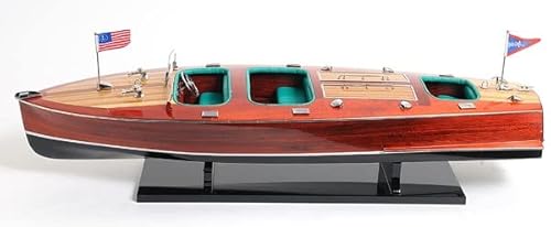 212 Main C1928 Chris Craft Triple Cockpit Painted Model Red