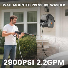 Giraffe Tools Retractable Wall Mounted Pressure Washer Plus with 100FT Hose