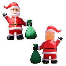 Inflantteble 33FT Giant Inflatable Santa Claus with Gift Bag for Christmas Yard Decoration