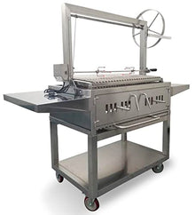 SDI Factory Direct Stainless Steel Outdoor Charcoal BBQ Grill Silver