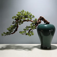 Simulation Potted Plants Bonsai Tree Simulation Bonsai Tree Green Plant Home Courtyard Living Room Decoration Plant Bonsai Desktop Decoration Ornaments Fake Plant Greenery Decor for Desk ( Color : 78*