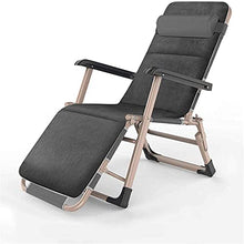 Folding Garden Lounger, Home Lazy Lunch Chair, Balcony Sofa Chair, Lounge Chair, Leisure Simple Back Chair (C)