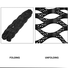 ZHOUHONG Pea Gravel Grid Paving Stabilizer,2'' Polyethylene Honeycomb Geocell HDPE Permeable Grids, for Park Garden Walkway Pathway (Color : Black, Size : 6x9 m/20x30 ft)