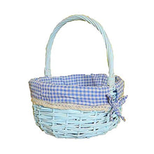Wicker Picnic Basket Hand-Made Storage Basket Portable Woven Basket Outdoor Basket Suitable for Storage and Camping (Size : 2613cm)