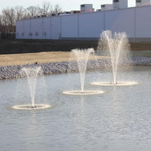 HALF OFF PONDS 1.5 HP Floating Fountain with Color Changing Lights