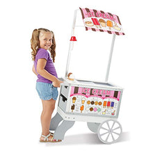 Melissa & Doug Snacks & Sweets Food Cart Pretend Play Toy Multicolor
