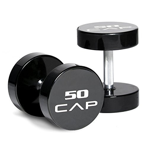 CAP Barbell Commercial Urethane Dumbbells (Pair) 52.5 lb