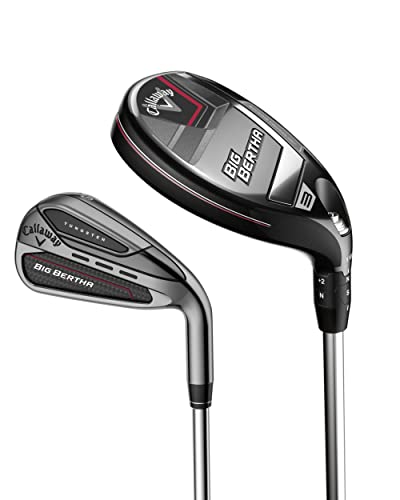 Callaway Big Bertha BB23 Hybrid Iron Combo Set Black and Red