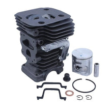 42mm Chainsaw Cylinder Piston Crankshaft Bearing Gasket Kit Fit For 450 450E 445E 445 Decompression Port Replacement Part