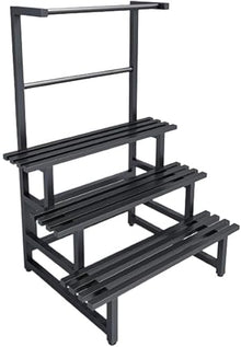 Plant Stand 3 Tier Indoor Outdoor Corner Hanging Plant Shelf Metal Flower Stands Simple Creative Ladder Plant Holder For Balcony Garden Patio Multiple Plants Display Rack Modern Storage Rack