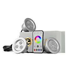 SUPERIOR POND Fountain Color Changing Light Kit 3X RGB 9-Watt Fixtures