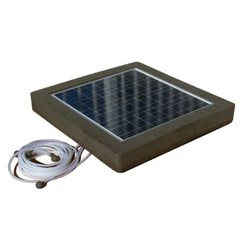 Natural Current Savior Ozone Aerator Pool Spa Pond Solar Powered Filter System 60-watt