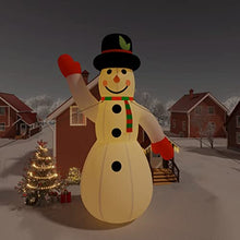 MBDRKVGF Giant 155-Inch Inflatable Snowman Christmas Decoration, LED Lighted Festive Holiday Decor for Outdoor Garden and Indoor Party, Durable Weather-Resistant Oxford Fabric, Quick Setup