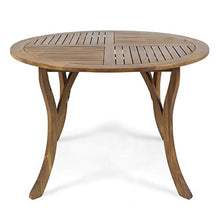 Christopher Knight Home Adn Outdoor 47" Round Acacia Wood Dining Table, Teak