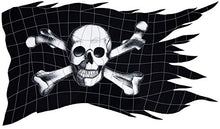 Jolly Roger Flag (22" x 36") Ceramic Swimming Pool Mosaic
