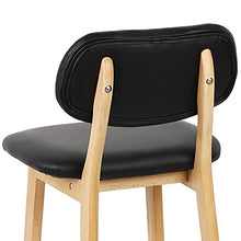 HASMI Bar Stools 2 Pieces/Set of High-Leg Stools Faux Leather Cushions Comfortable Bar Restaurant Kitchen Home Chair Stool Bar Chairs (Color : White 2PC)