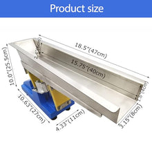 BEILOCKERY 110V/220V Electromagnetic Vibrating Feeder, GZV-3 Shaking Feeding Machine 3000-3600r/min, 30W Mini Vibration Feeder for Granular and Powdery Materials with Controller