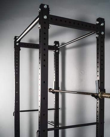 FringeSport Floor-Mounted Power Cage for Weightlifting & Pullups