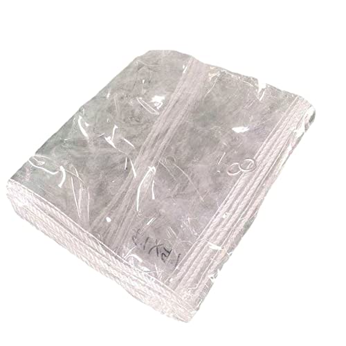 KannOrE Clear Tarps, Plant Cover Insulation Shed Cloth, Transparent Tarpaulin Waterproof Protect Shrubs for Covering Garden Plant Camping Supplies (2x4m)