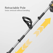 Handheld Electric Snow Shovel with Battery and Charger, Efficient Snow Removal, Retractable Snow Thrower for Driveway Winter Snow Removal(Two Batteries)