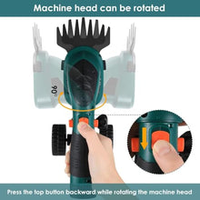 7.2V 2-in-1 Cordless Telescopic Hedge and Grass Trimmer